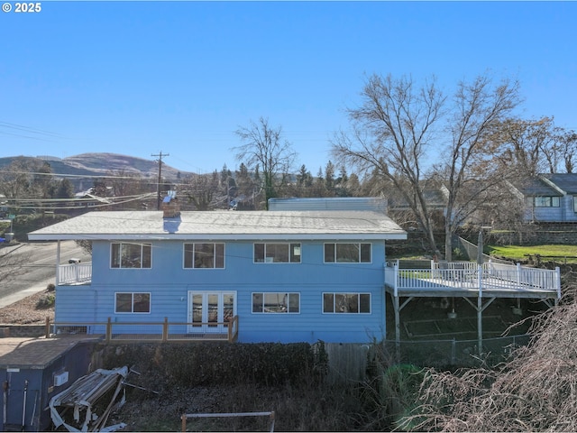 view of rear view of house