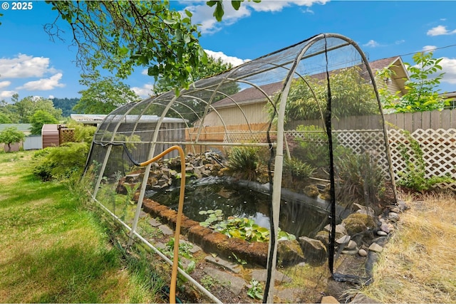 4616 SE 128th Ave, Portland, OR 97236 - view of yard featuring a garden pond