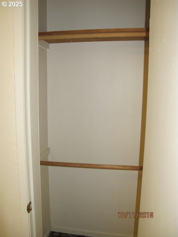 view of closet