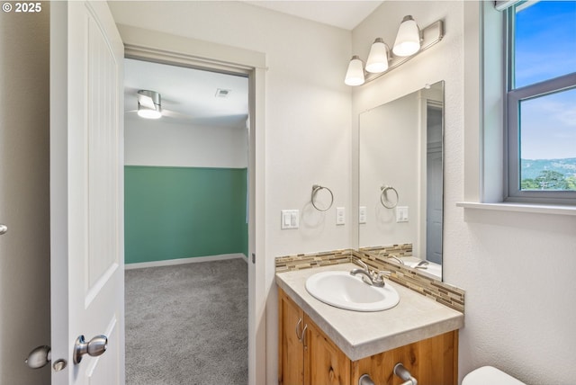 201 Selkirk Ln, Hood River, OR 97031 - half bath featuring vanity and toilet