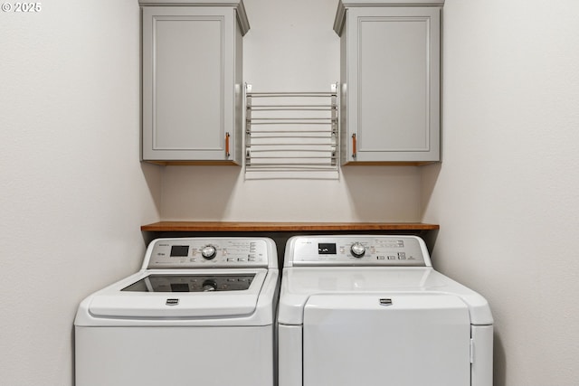 201 Selkirk Ln, Hood River, OR 97031 - washroom with independent washer and dryer and cabinet space