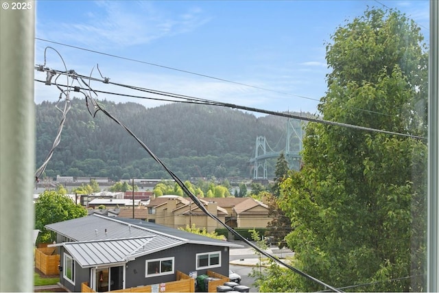 8527 N Princeton St, Portland, OR 97203 - view of mountain background with a heavily wooded area