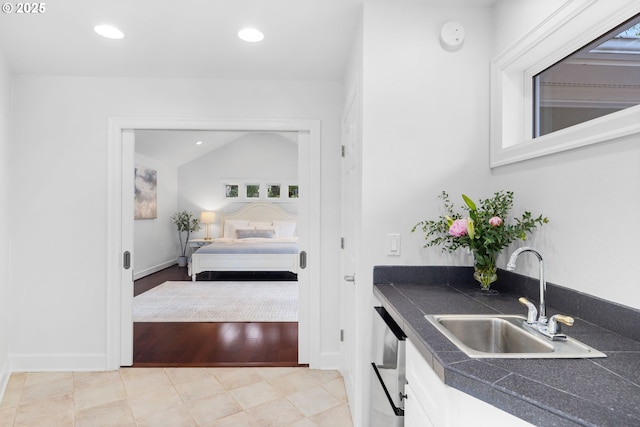 6322 Pony Ct, West Linn, OR 97068 - interior space with vanity, recessed lighting, and baseboards