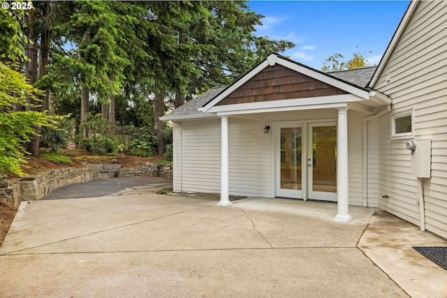6322 Pony Ct, West Linn, OR 97068 - view of patio with french doors