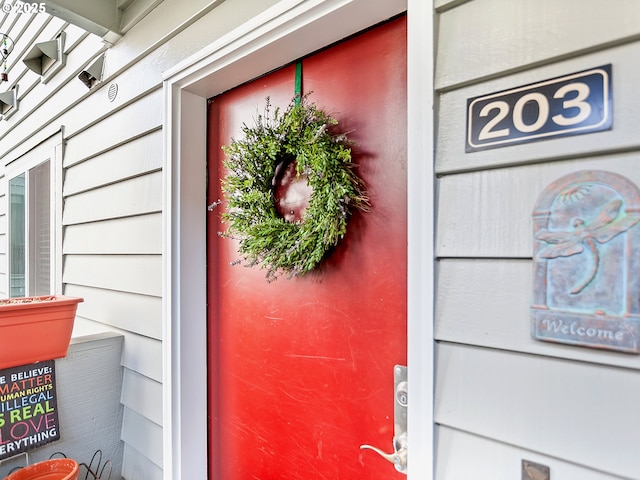 view of property entrance