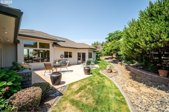 1421 SE 79th Ct, Vancouver, WA 98664 - view of green lawn featuring a patio area