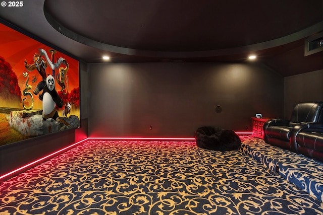 10000 NE 114th Cir, Vancouver, WA 98662 - carpeted cinema room with recessed lighting