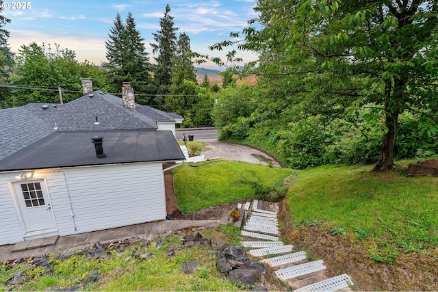 123 Scenic View Dr, Longview, WA 98632 - view of yard featuring stairs