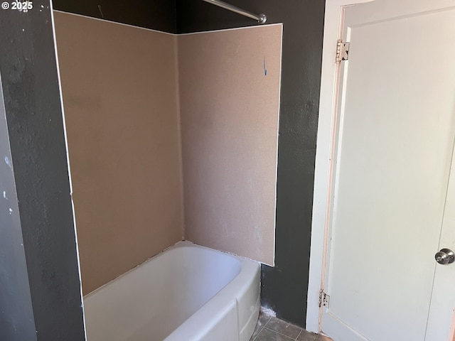76464 High St, Oakridge, OR 97463 - full bathroom with a tub, tile patterned floors, and a shower