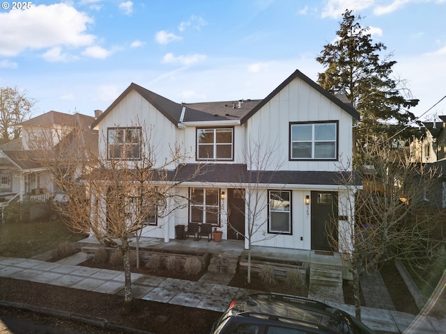 5253 NE 32nd Pl, Portland, OR 97211 - view of front of property featuring board and batten siding and a shingled roof