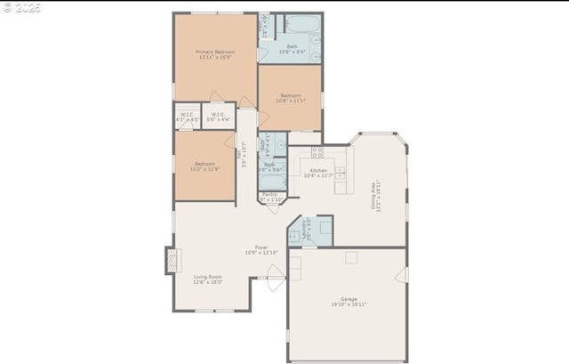 59673 Oak Ridge St, Saint Helens, OR 97051 - view of floor plan / room layout