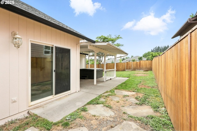 59673 Oak Ridge St, Saint Helens, OR 97051 - fenced backyard featuring a patio area