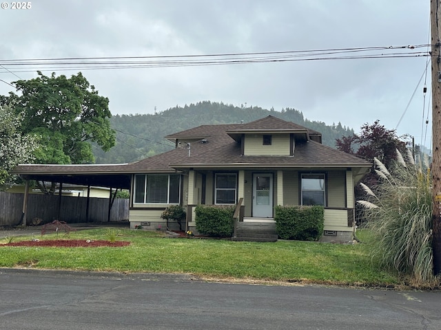 2735 W Jay Ave, Roseburg, OR 97471 - bungalow-style house featuring a carport, a shingled roof, and crawl space