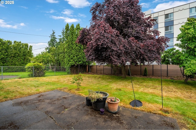 10438 NE Davis St, Portland, OR 97220 - view of yard featuring a patio