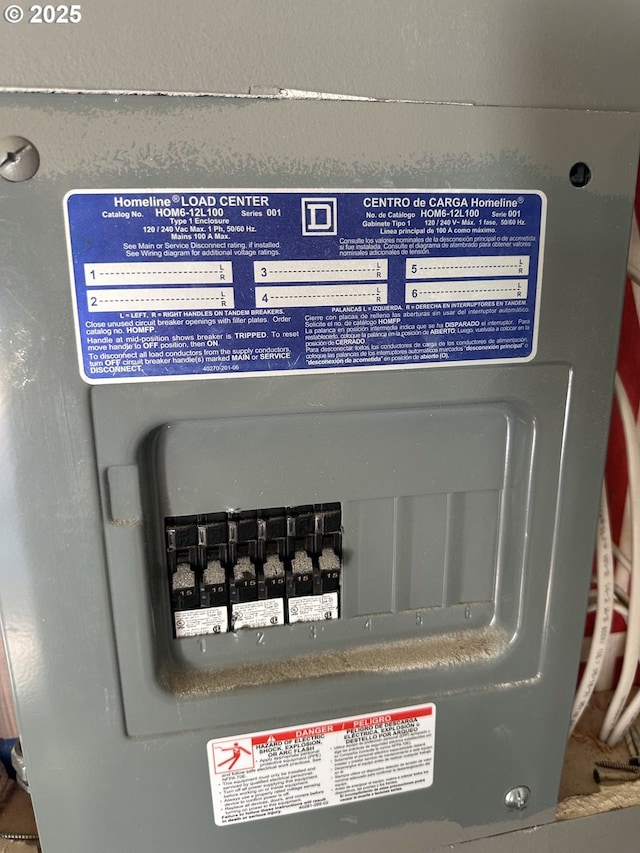 2126 SE 162nd Ave, Portland, OR 97233 - utility room with electric panel