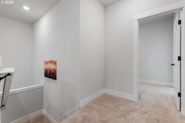 16679 SW Darwin Loop, Portland, OR 97224 - hallway featuring carpet, baseboards, and recessed lighting