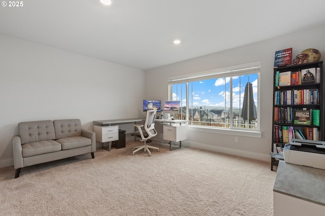 16679 SW Darwin Loop, Portland, OR 97224 - office area with carpet, recessed lighting, and baseboards