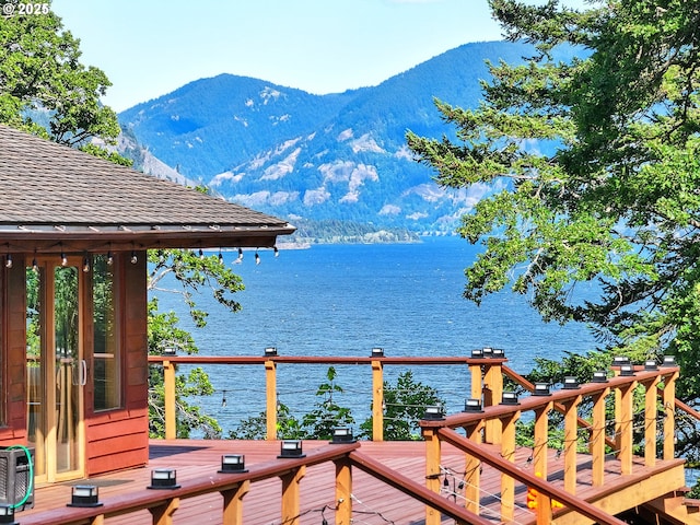 91 Sprague Landing Rd, Stevenson, WA 98648 - water view with a mountainous background
