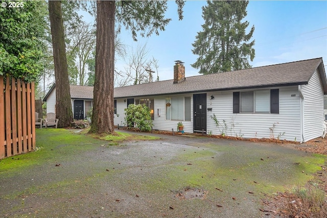 view of ranch-style house