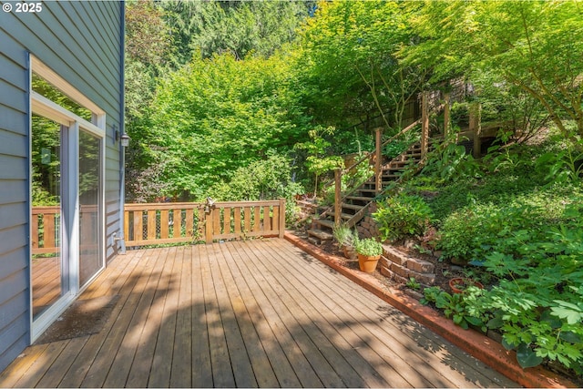 35908 Chinook St, Sandy, OR 97055 - wooden terrace with stairs
