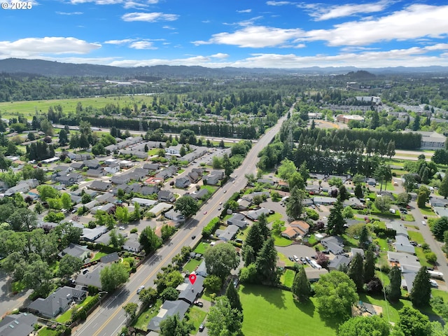1533 Sequoia Ave, Springfield, OR 97477 - aerial perspective of suburban area featuring a mountainous background
