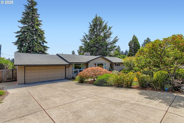 7145 SW Gable Pkwy, Portland, OR 97225 - ranch-style home with a garage and concrete driveway