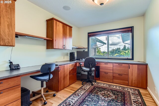 7145 SW Gable Pkwy, Portland, OR 97225 - office space featuring built in study area and light wood-style floors