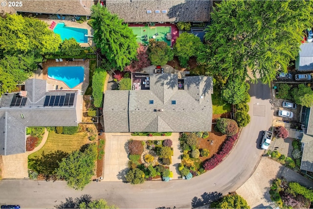7145 SW Gable Pkwy, Portland, OR 97225 - drone / aerial view of a pool