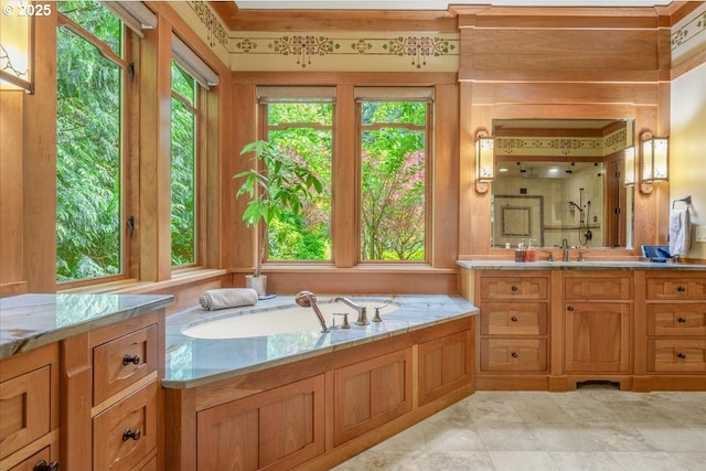 13150 SW Iron Mountain Blvd, Portland, OR 97219 - full bath featuring vanity and a garden tub