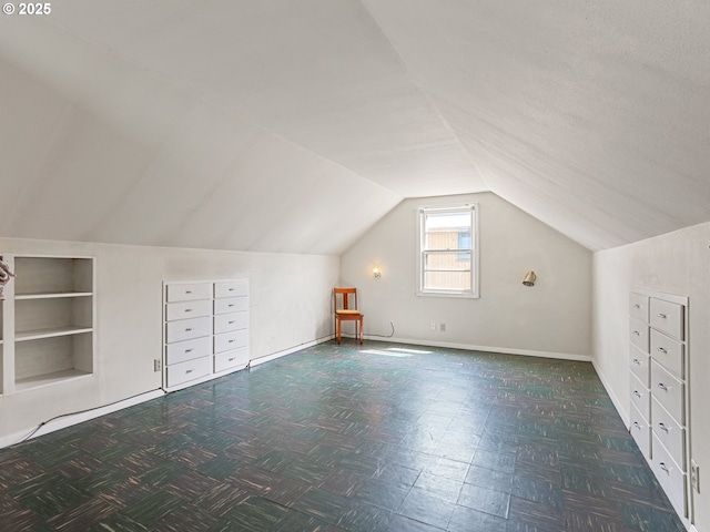 4315 SE 28th Pl, Portland, OR 97202 - bonus room featuring vaulted ceiling, baseboards, and built in features