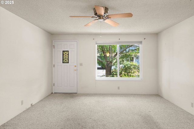 713 Brookside Cir, Rogue River, OR 97537 - carpeted spare room featuring a ceiling fan and a textured ceiling