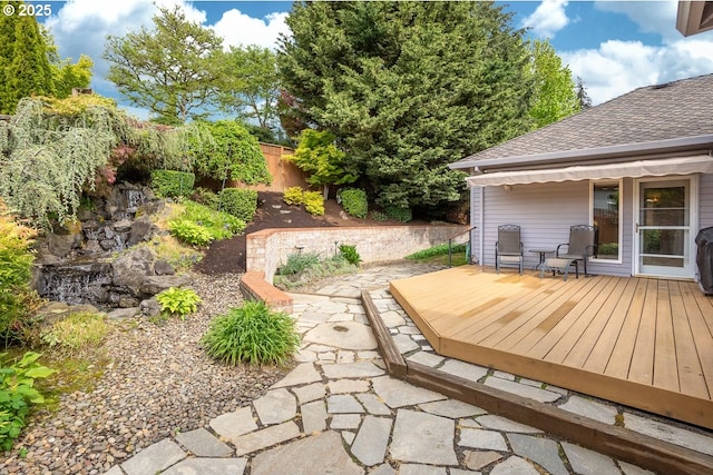 exterior space with fence