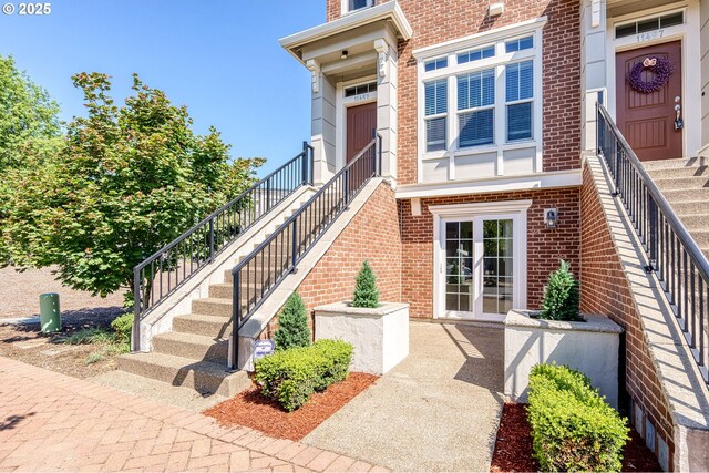 11469 SW Mont Blanc St, Wilsonville, OR 97070 - doorway to property featuring brick siding