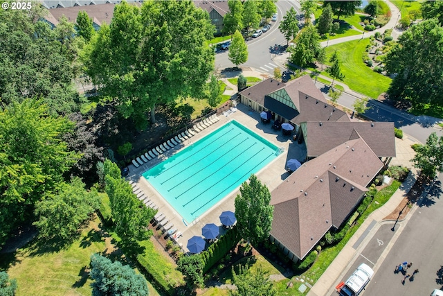 11469 SW Mont Blanc St, Wilsonville, OR 97070 - aerial view of a pool