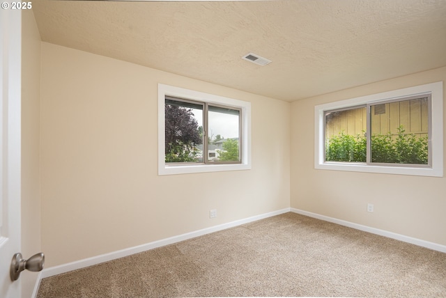1193 Cedar Pl, Creswell, OR 97426 - carpeted spare room featuring a textured ceiling and baseboards