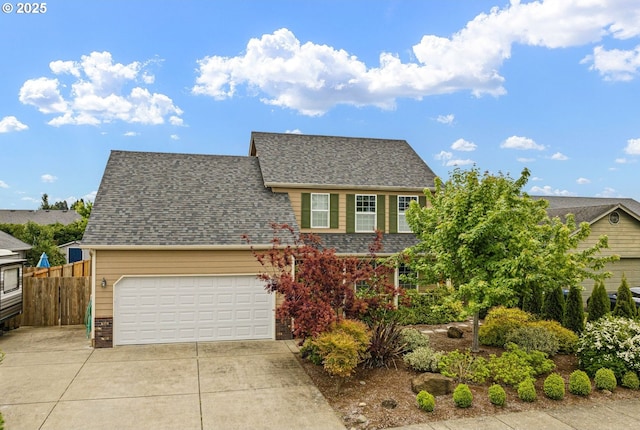 1190 Hazelnut Ct, Creswell, OR 97426 - view of front of property with concrete driveway and a shingled roof