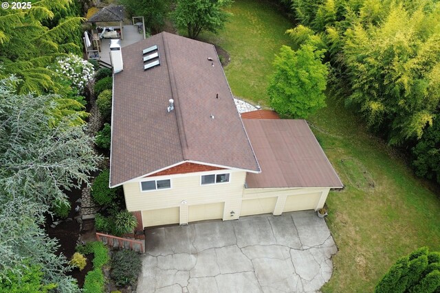 8302 SW 65th Ave, Portland, OR 97219 - view from above of property