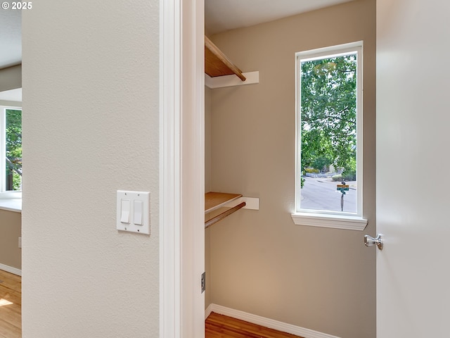 5367 NW 180th Pl, Portland, OR 97229 - walk in closet featuring wood finished floors