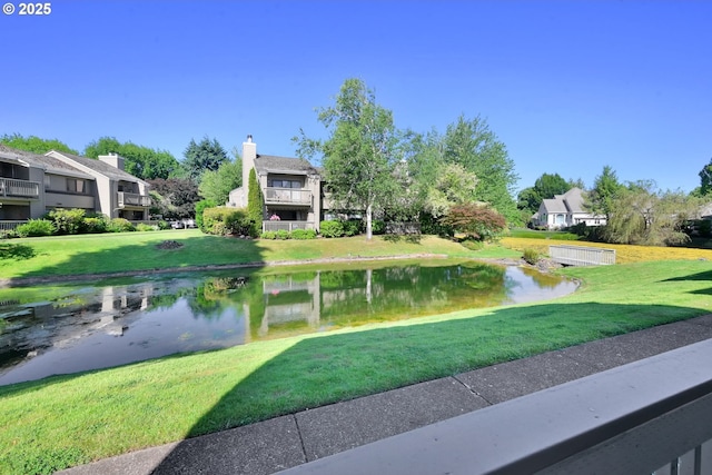 2062 Lake Isle Dr, Eugene, OR 97401 - view of grassy yard featuring a water view