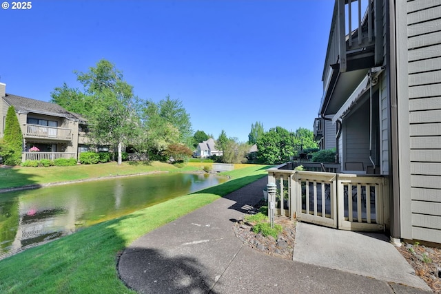 2062 Lake Isle Dr, Eugene, OR 97401 - view of patio / terrace featuring a water view