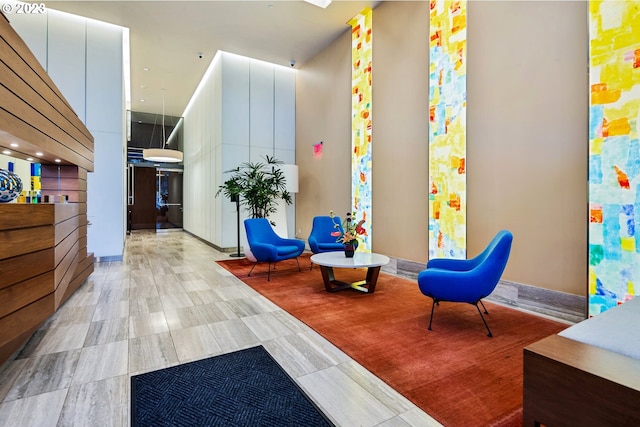 view of community lobby