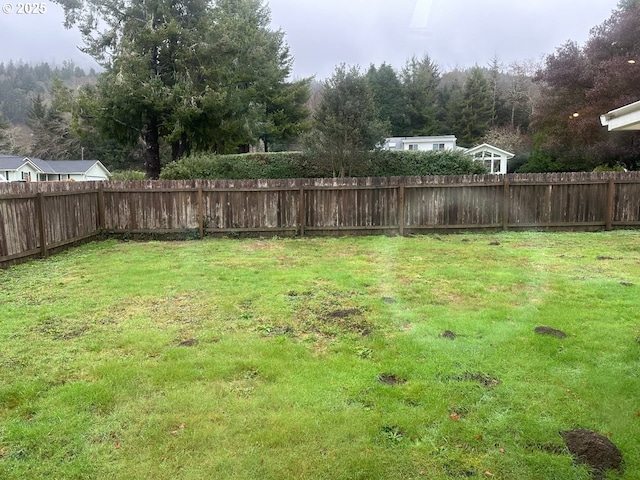 view of yard