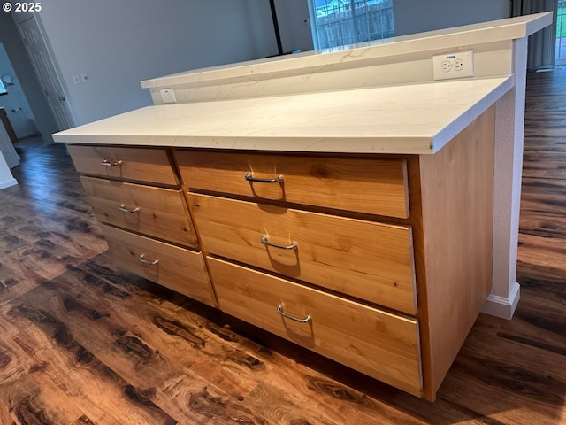 interior details with hardwood / wood-style floors