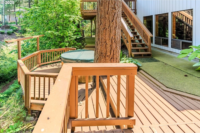 975 SW Florence Ct, Gresham, OR 97080 - wooden terrace featuring stairs