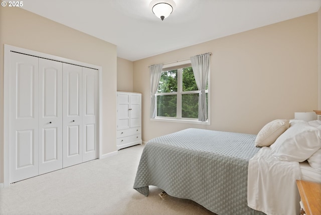 4644 SE Honors Dr, Gresham, OR 97080 - bedroom with carpet, a closet, and baseboards