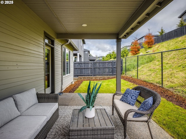 292 W Maple St, Washougal, WA 98671 - view of patio featuring outdoor lounge area