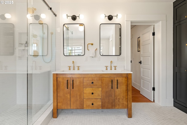 7985 SW Maple Dr, Portland, OR 97225 - full bath featuring double vanity and a sink