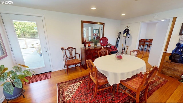 95169 Vista Loop, Gold Beach, OR 97444 - dining room featuring wood finished floors and recessed lighting