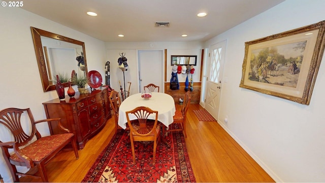 95169 Vista Loop, Gold Beach, OR 97444 - dining space with light wood finished floors, recessed lighting, and baseboards
