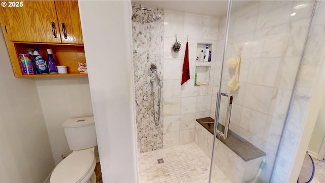 95169 Vista Loop, Gold Beach, OR 97444 - bathroom featuring a stall shower and toilet